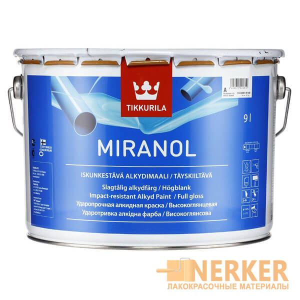 Миранол – ударостойкая краска (Tikkurila Miranol)