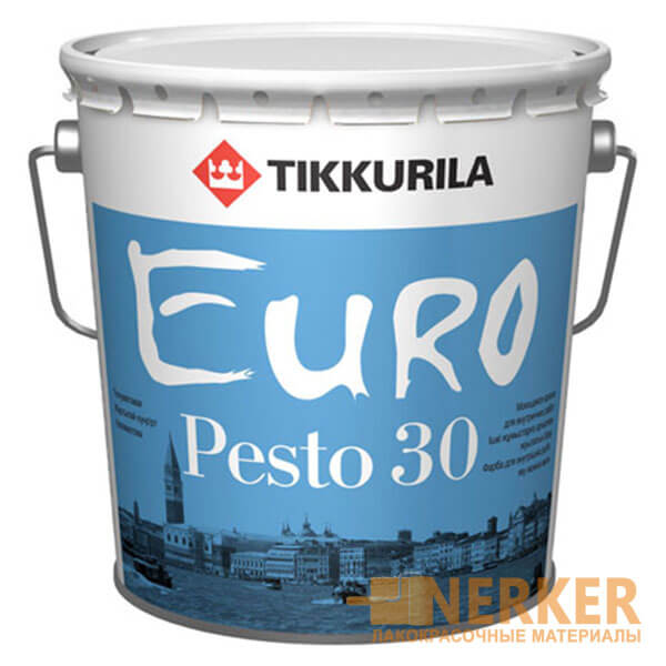 Евро Песто 30 - интерьерная полуматовая эмаль (Euro Pesto 30)