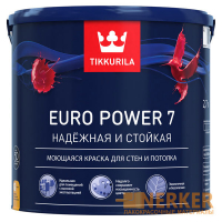 Евро Пауэр 7 моющаяся краска для стен и потолка (Euro Power 7)