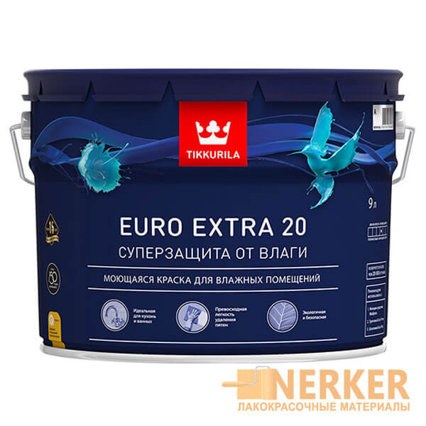 Евро Экстра 20 краска для влажных помещений (Euro Extra 20)