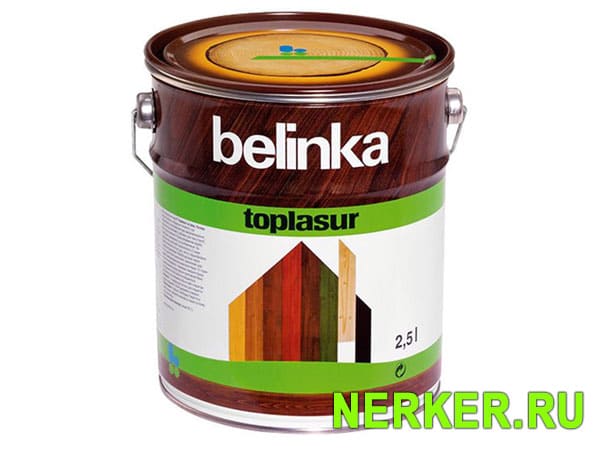 Лазурное покрытие для древесины Belinka Toplasur (Белинка Топлазурь)
