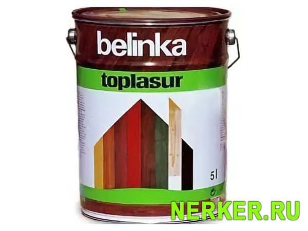 Лазурное покрытие для древесины Belinka Toplasur (Белинка Топлазурь)
